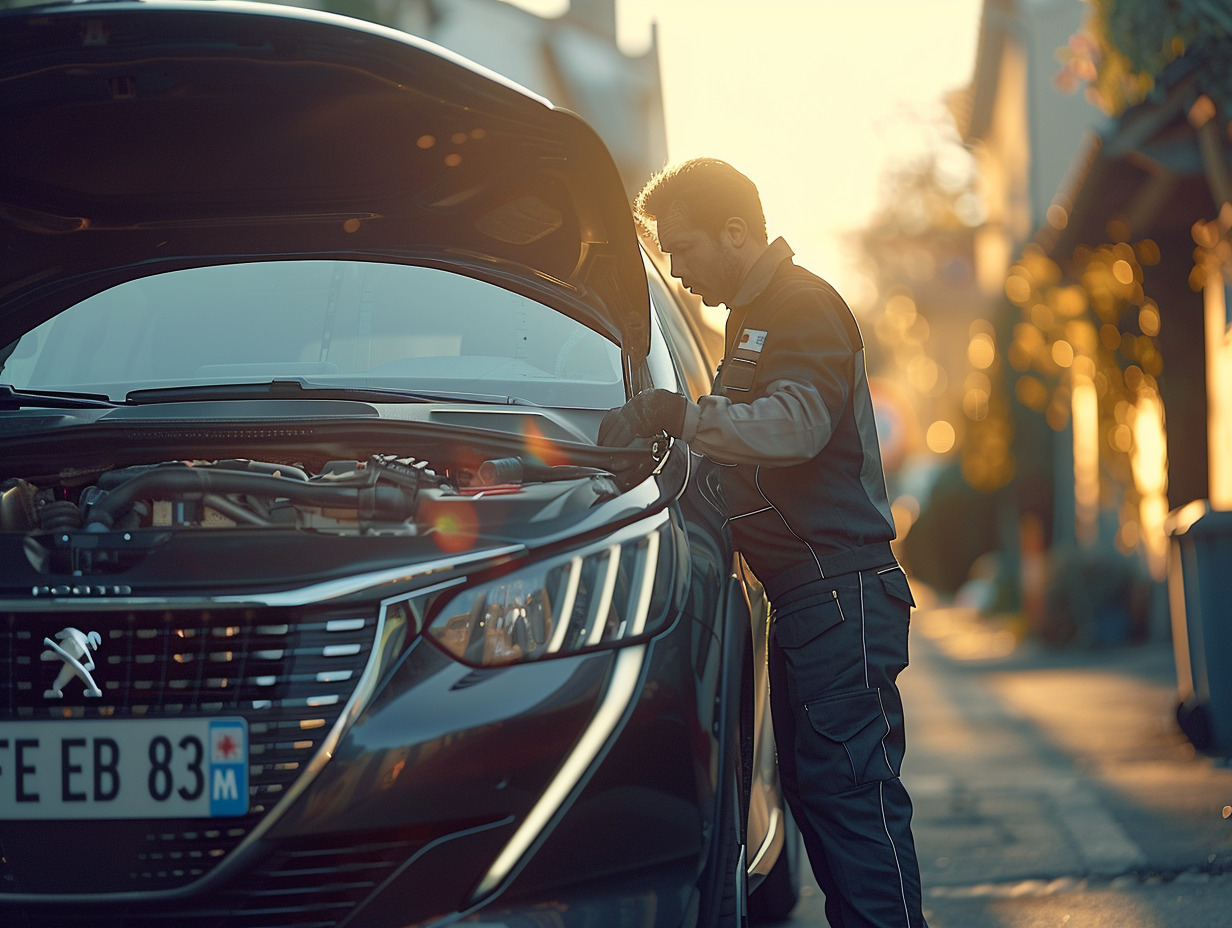 peugeot 208 voyant clé à molette