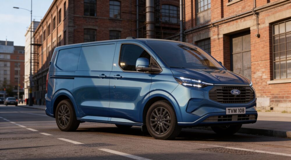 utilitaire Ford bleu