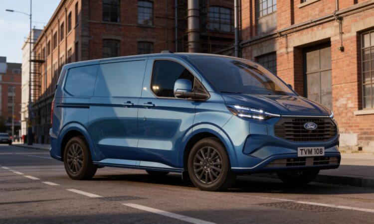 utilitaire Ford bleu