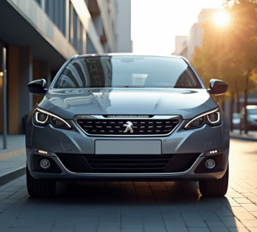 Peugeot 308 GT automatique en ville en journée