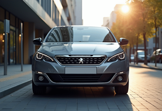 Peugeot 308 GT automatique en ville en journée