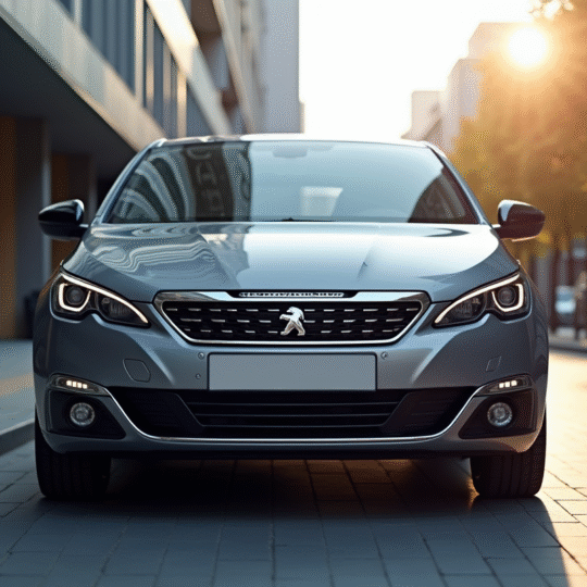 Peugeot 308 GT automatique en ville en journée